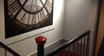 Leistung Bild mit Uhr